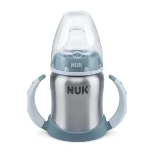 NUK FIRST CHOICE LEARNER CUP STAINLESS STEEL BLUE