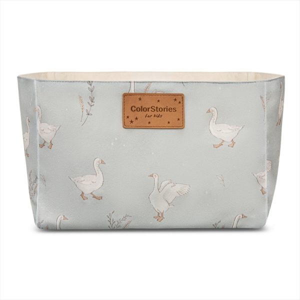 STORAGE BOX L HAPPY GOOSE OLIVE