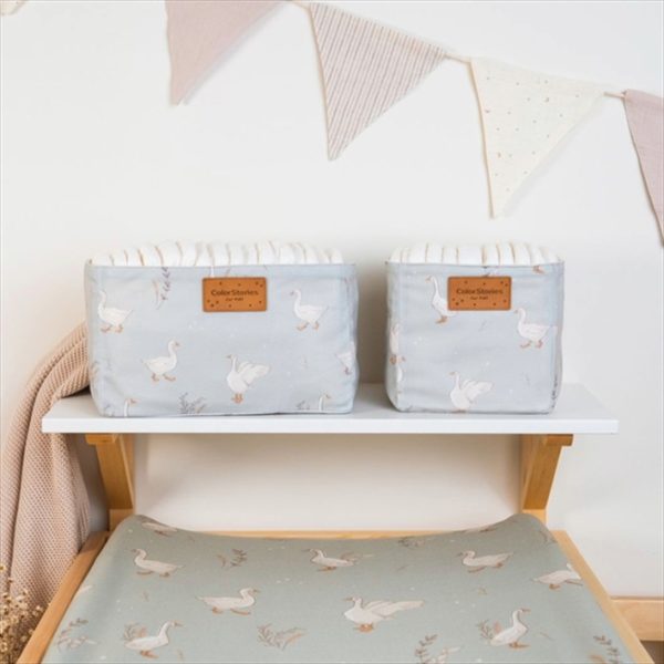 STORAGE BOX L HAPPY GOOSE OLIVE - Image 5