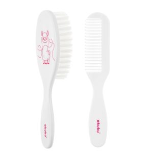 COMB AND HAIRBRUSH WITH NYLON BRISTLE LAMA