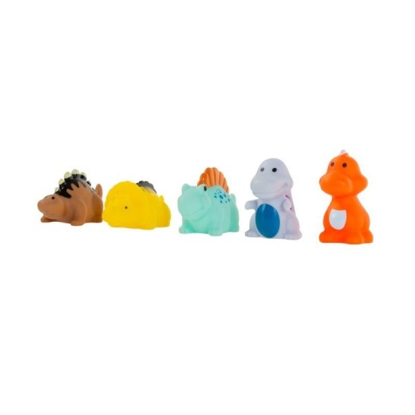 BATH TOYS SET/DINOSAURS-5PCS