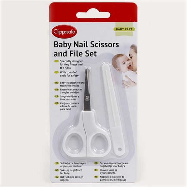 BABY NAIL SCISSORS AND FILE SET