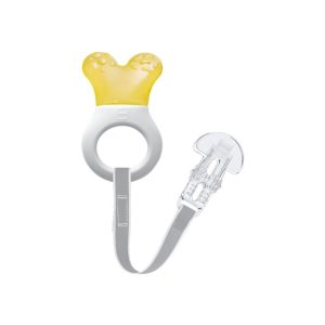 MAM TEETHER MINI COOLER AND CLIP YELLOW