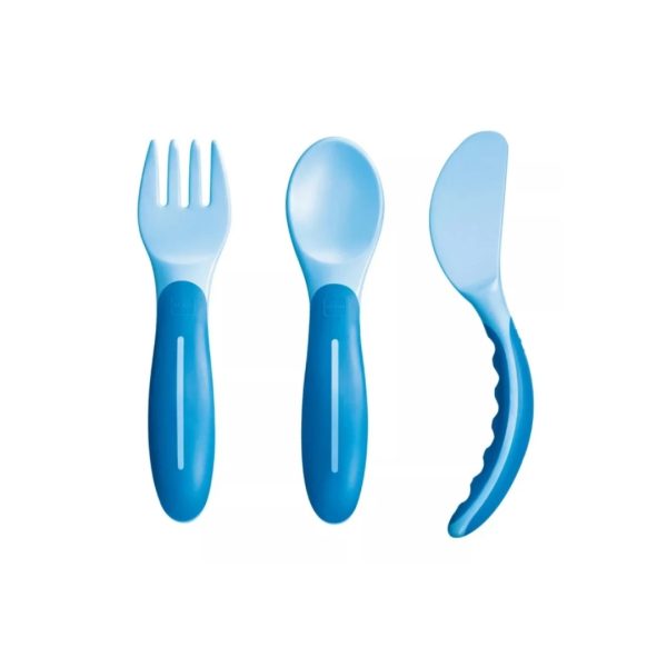 MAM BABYS CUTLERY BLUE