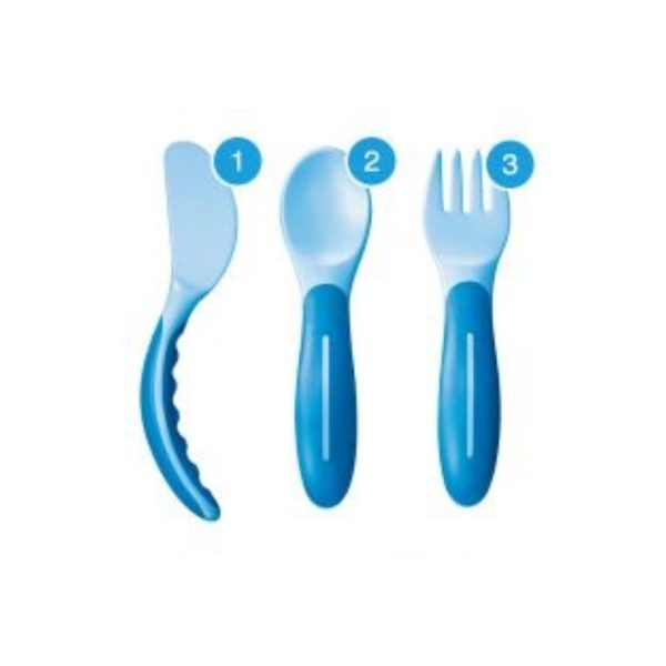 MAM BABYS CUTLERY BLUE - Image 2