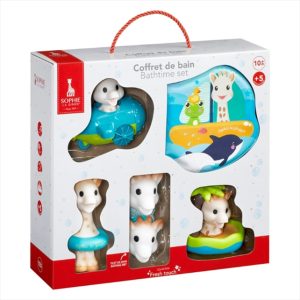 SOPHIE LA GIRAFE BATH TOY SET