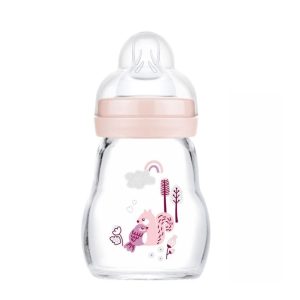 MAM FEEL GOOD GLASS BOTTLE 170ML FOREST GIRL