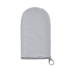 WASHING GLOVE TERRY GREY