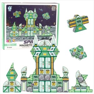 MAGNETIC BLOCKS SPACE SPACE STATION 4D 108PCS