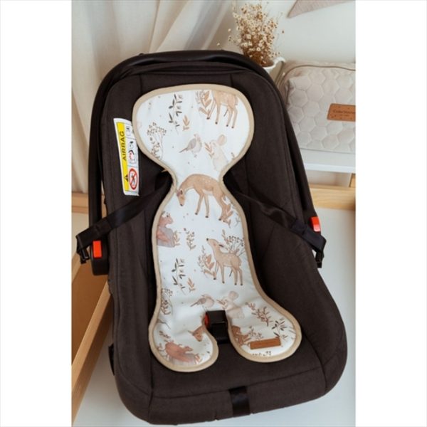 BABY CAR SEAT BAMBOO PAD FOREST FRIENDS S - Image 2
