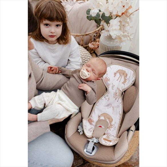 BABY CAR SEAT BAMBOO PAD FOREST FRIENDS S - Image 3