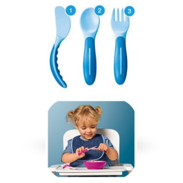 MAM BABYS CUTLERY PINK - Image 2