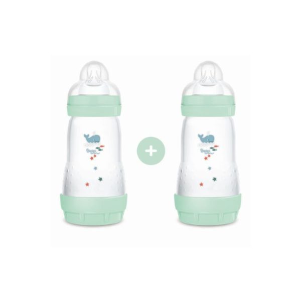 MAM BOTTLE EASY START ANTICOLIC 260ML BLUE 2PCS