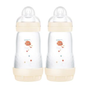 MAM BOTTLE EASY START ANTICOLIC 260ML BEIGE 2PCS