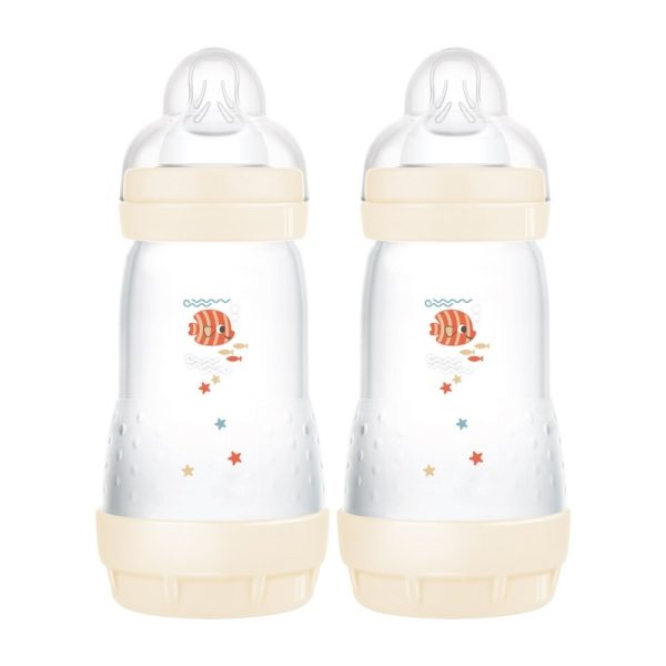MAM BOTTLE EASY START ANTICOLIC 260ML BEIGE 2PCS