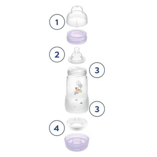 MAM BOTTLE EASY START ANTICOLIC 260ML BEIGE 2PCS - Image 2